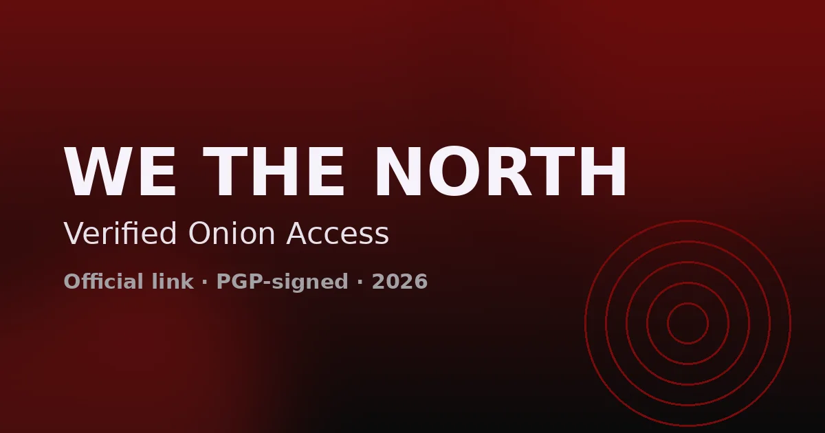 WeTheNorth market verified link 2026